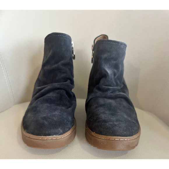 Sofft Women's Siri Blue Wedge Waterproof Suede Sz. 10M - Picture 7 of 10